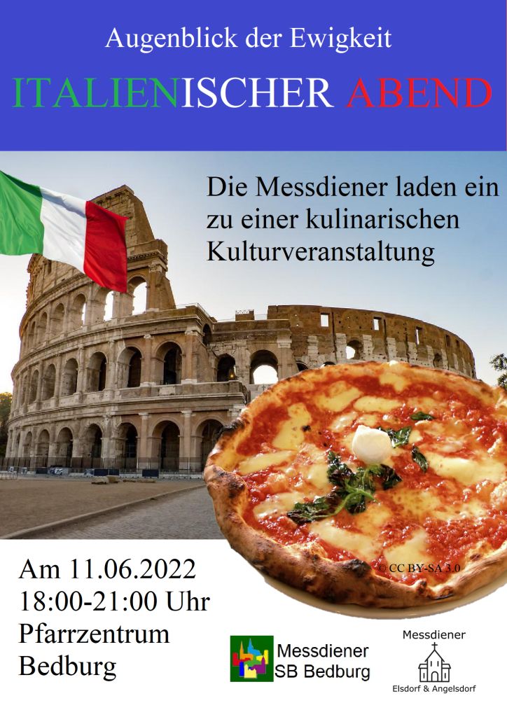 Plakat Italienischer Abend 2022 2